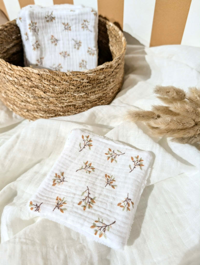 Lingette lavable | Fleuri