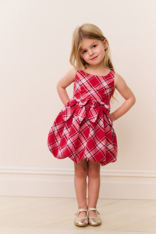 Little Girls Mini Tima Tartan Dress