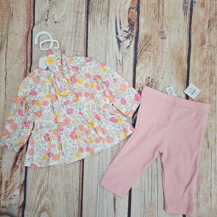 LITTLE ME BLOSSOMS TUNIC SET