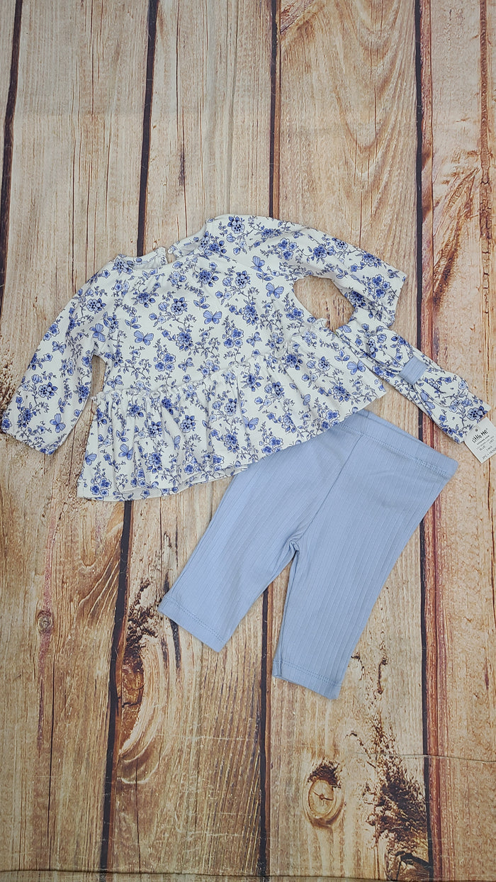 LITTLE ME BUTTERFLY TUNIC SET LCU15634