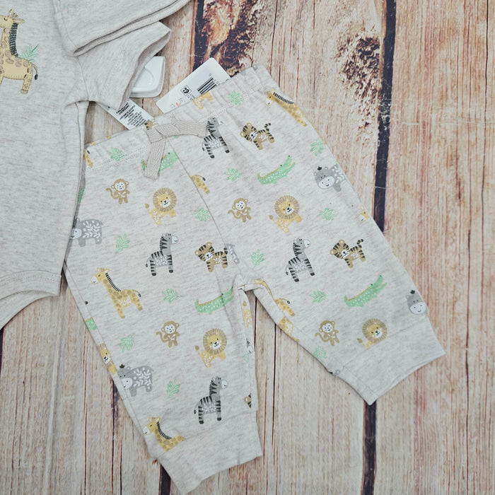 LITTLE ME JUNGLE BODY SUIT SET LC817035N