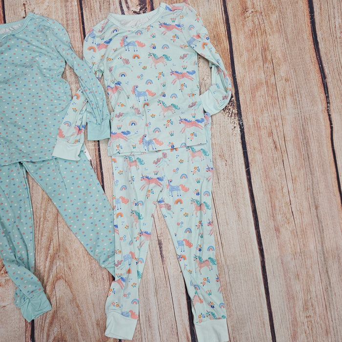 LITTLE ME UNICORN 4 PC BAMBOO PJ LS616291T