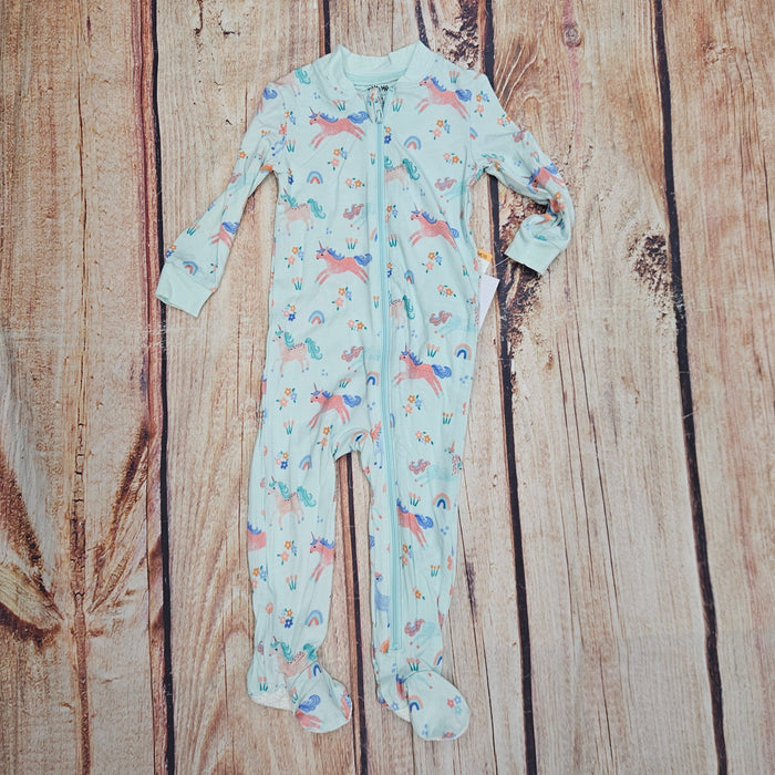 LITTLE ME UNICORN ZIP FRONT LS616303