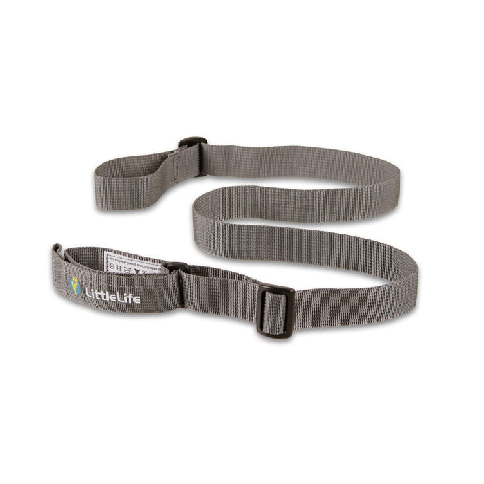 Littlelife toddler safety wrist link showing both hand loops and the adjustable buckle