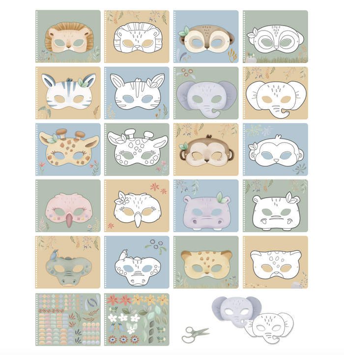 Livre de découpage | Safari Friends