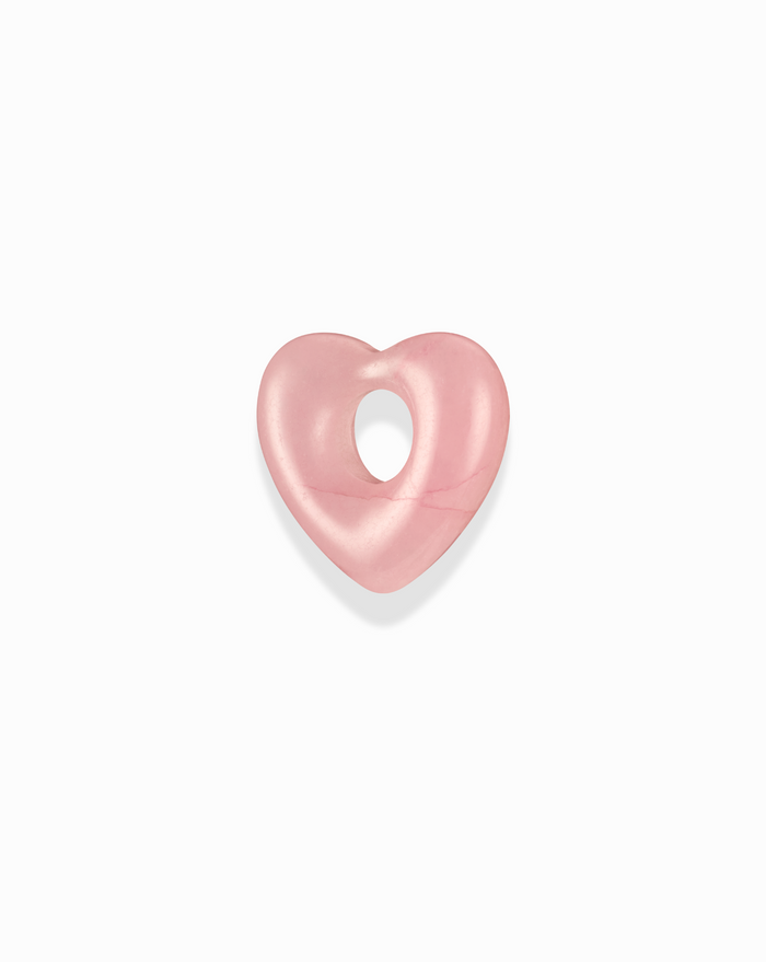 Lola Heart Gemstone Spacer - Mod + Jo - Jewelry built to last, advanced plating technology