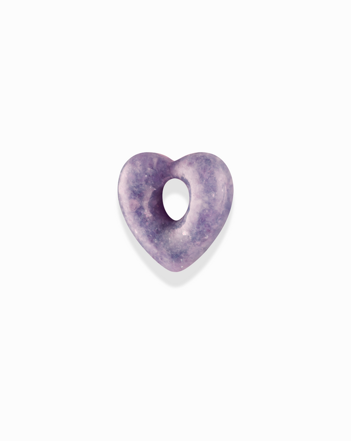 Lola Heart Gemstone Spacer - Mod + Jo - Jewelry built to last, advanced plating technology