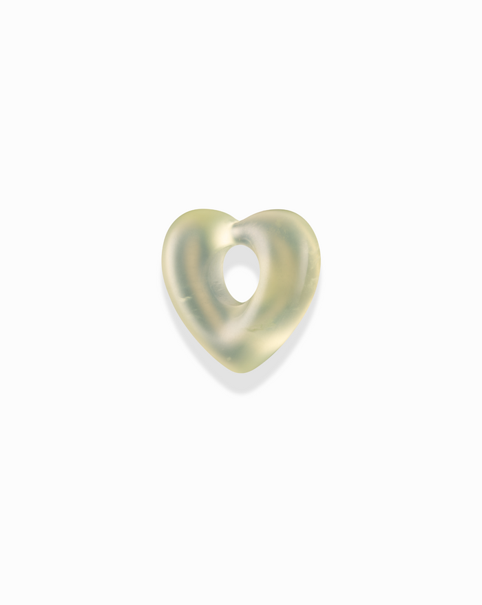 Lola Heart Gemstone Spacer - Mod + Jo - Jewelry built to last, advanced plating technology