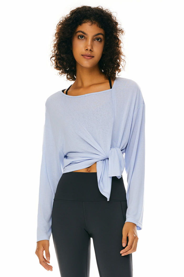 orolay Long Sleeve Sun T-Shirts Lightweight UV Protection #color_light blue