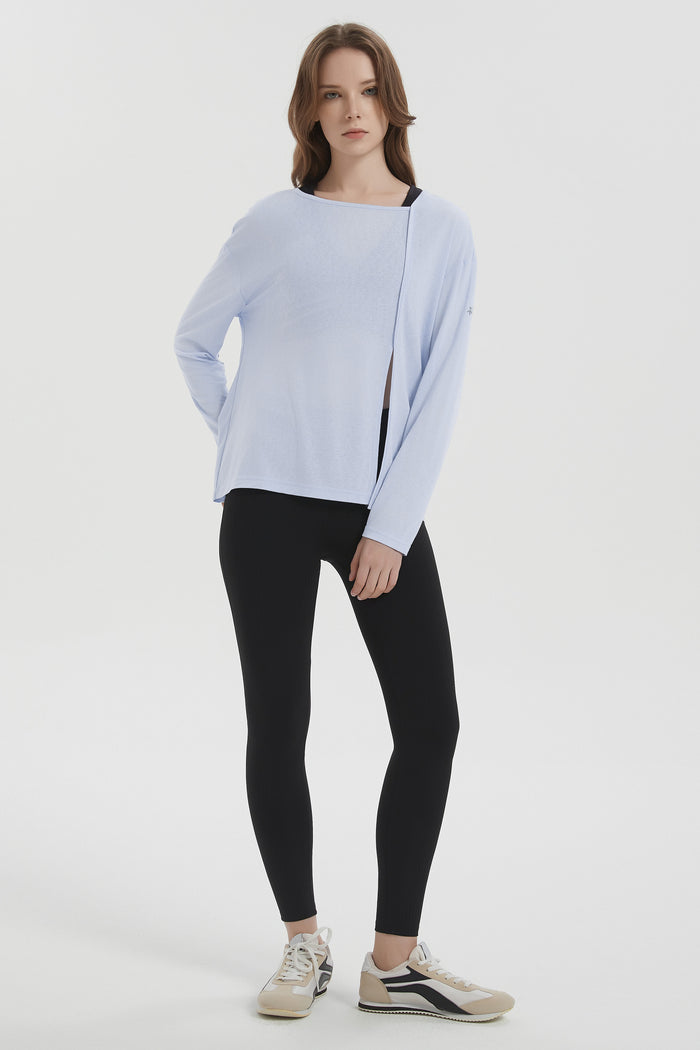 orolay Long Sleeve Sun T-Shirts Lightweight UV Protection #color_light blue