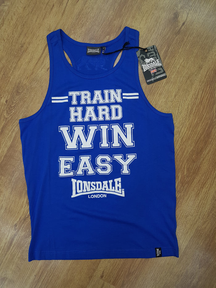 LONSDALE Gym Singlet Vest Tank Top - Arcade Sports