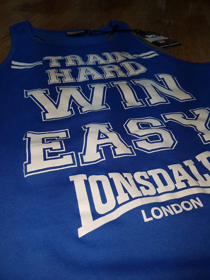 LONSDALE Gym Singlet Vest Tank Top - Arcade Sports