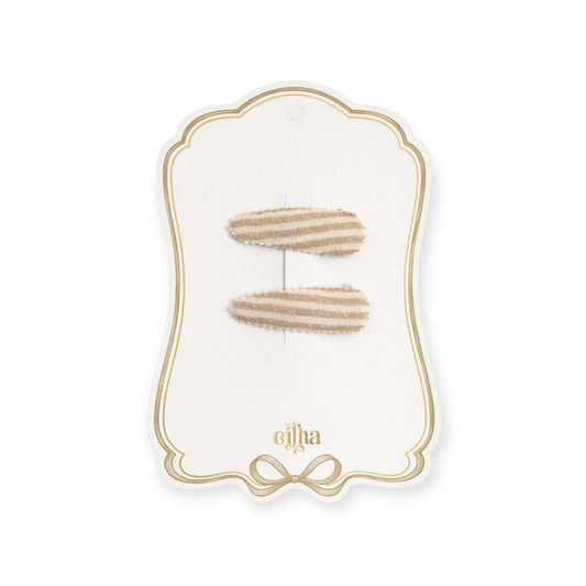 Lot de 2 barrettes | Rayures