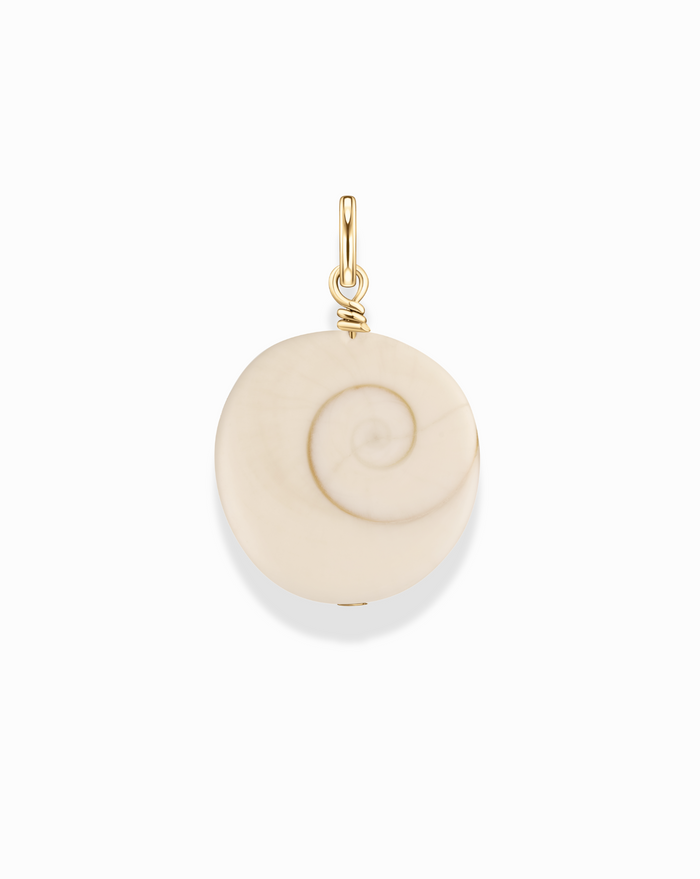 Luca Shiva Shell Charm - Mod + Jo - Jewelry built to last, advanced plating technology