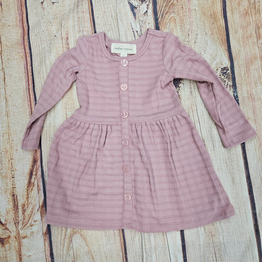 MABEL + HONEY LILLIAN DRESS PINK 7448PE