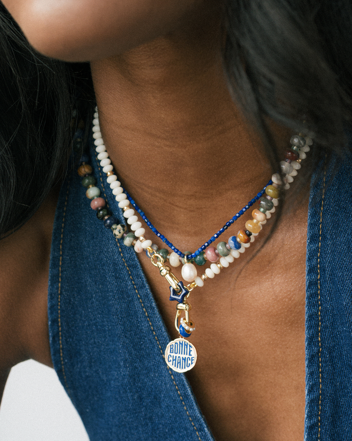 Sonia Gemstone Necklace - Mod + Jo - Jewelry built to last, advanced plating technology