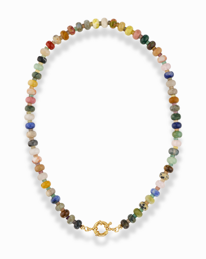 Macey Gemstone Necklace - Mod + Jo - Jewelry built to last, advanced plating technology