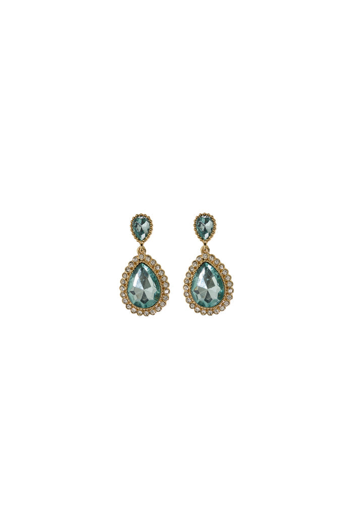 MACY DROP EARRINGS (GREEN)