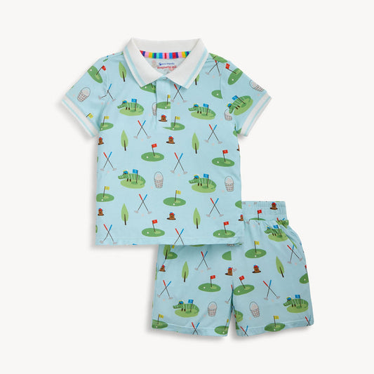 Magnetic Me Gopher it Magnetic Polo & Short 2-Piece Set