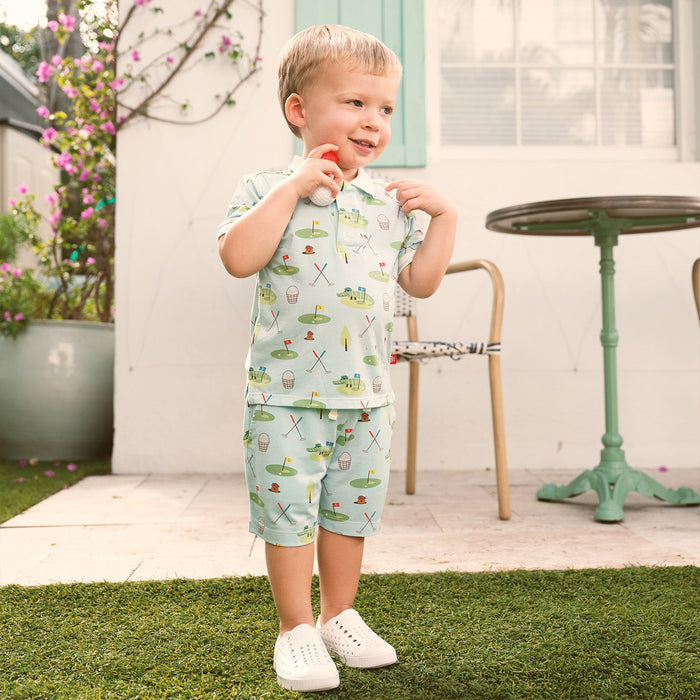 Magnetic Me Gopher it Magnetic Polo & Short 2-Piece Set