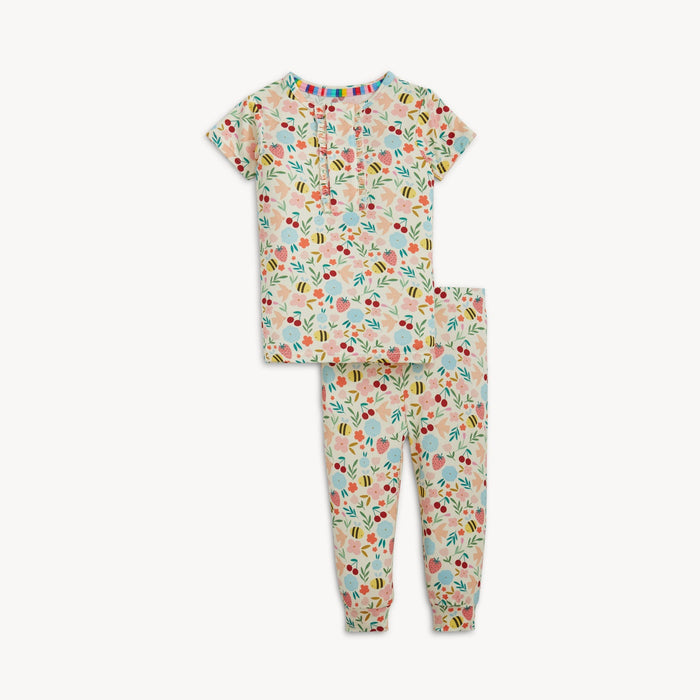 Magnetic Me Honey Blossom Magnetic Ruffle PJ Set - Wee Bee Baby Boutique