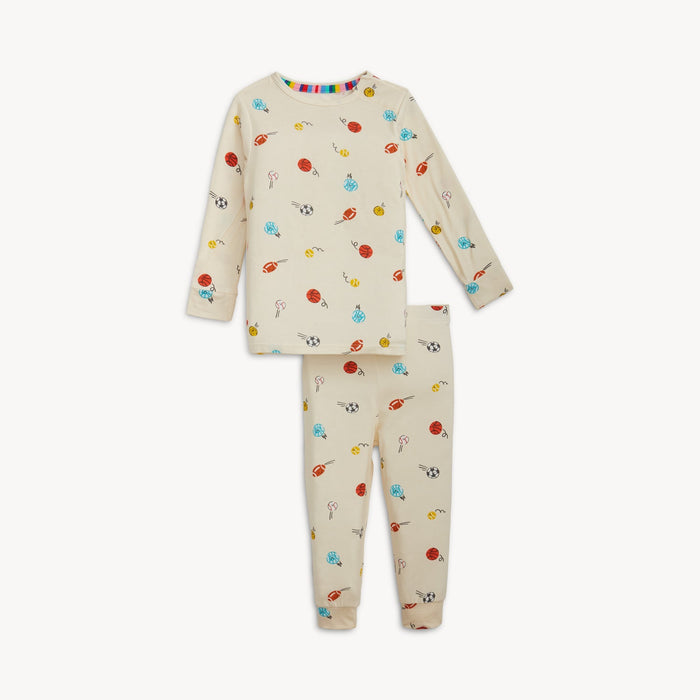 Magnetic Me Little Baller Magnetic PJ Set - Wee Bee Baby Boutique