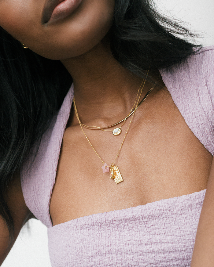 Maia Star Gemstone Spacer - Mod + Jo - Jewelry built to last, advanced plating technology
