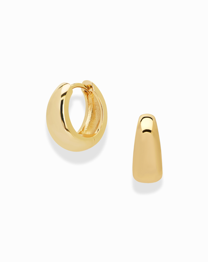 Mason Hoops - Mod + Jo - Jewelry built to last, advanced plating technology