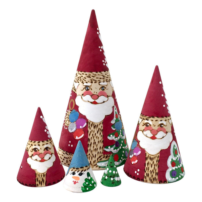 Santa nesting dolls