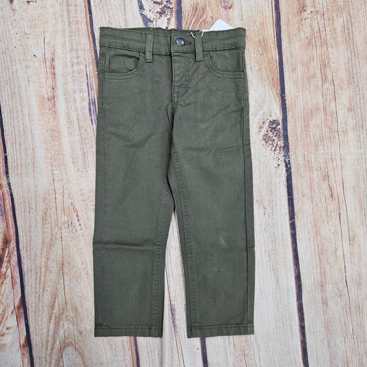 MAYORAL 5 POCKET SLIM FIT BASIC PANT 517 OLIVE