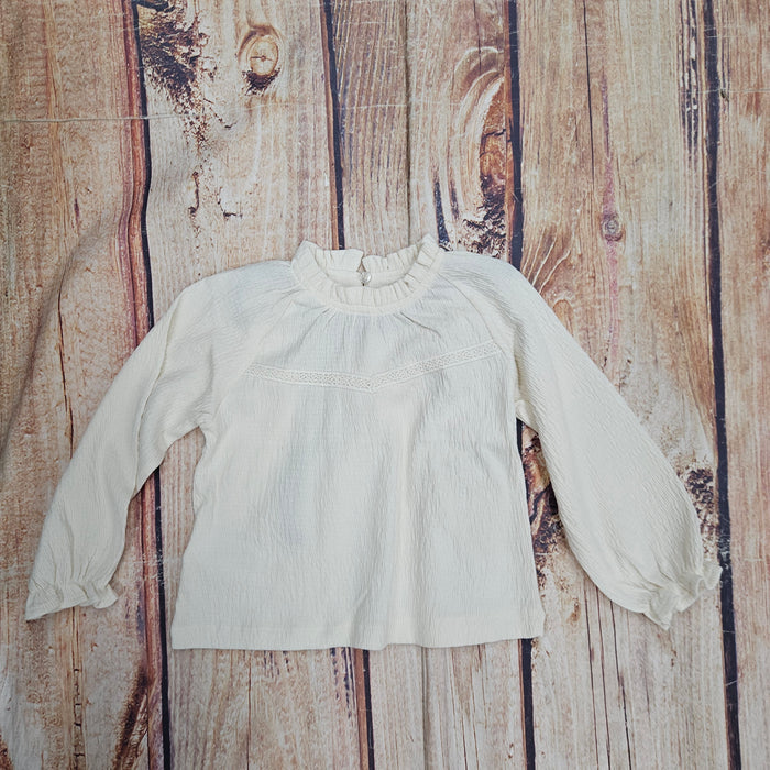 MAYORAL GIRLS L/S TSHIRT CREAM 4003