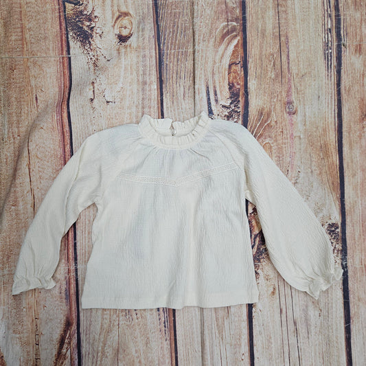 MAYORAL GIRLS L/S TSHIRT CREAM 4003