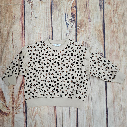 MAYORAL SWEATER W/ RUFFLED SLEEVES 4433