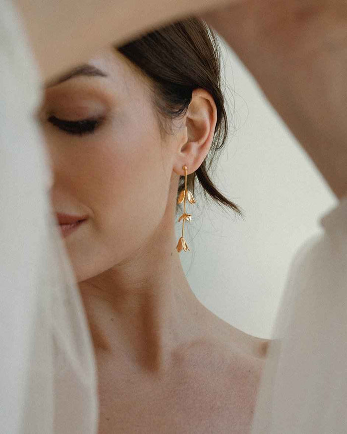 Melanie Floral Drop Earrings