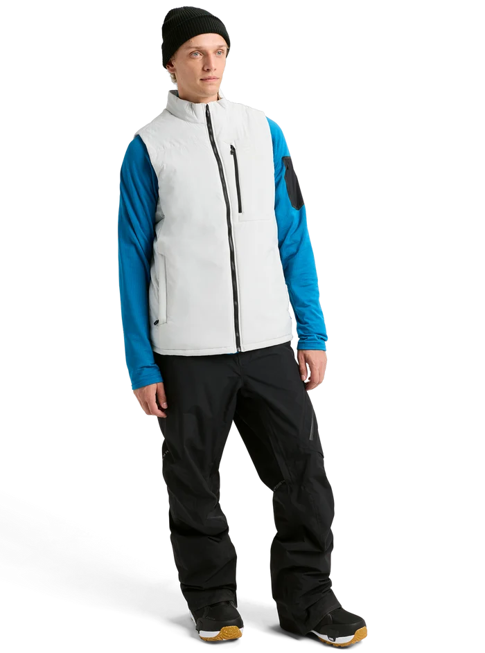 Product image of Men's Burton [ak] Helium Stretch Insulated Vest[Variant:Gray Cloud]