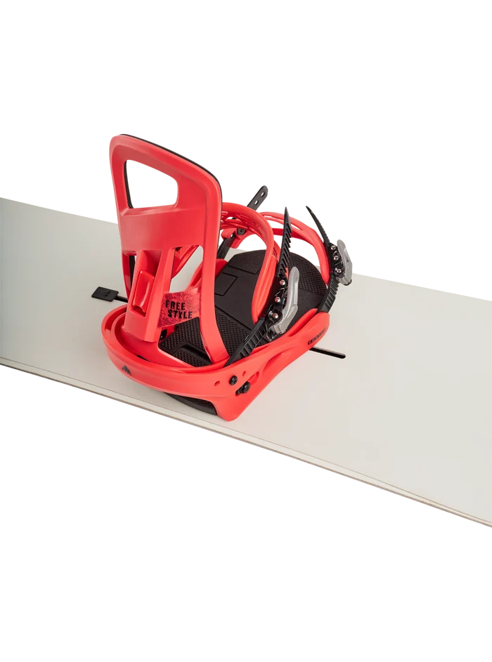 Product Image of Men's Burton Freestyle Re:Flex Snowboard Bindings [Variant:Geranium Red]