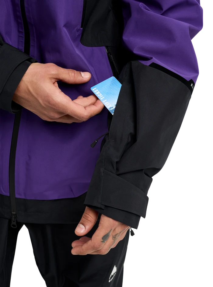 Product image of Men's Burton Reserve GORE-TEX 2L Jacket[Variant:Prism Violet / True Black]