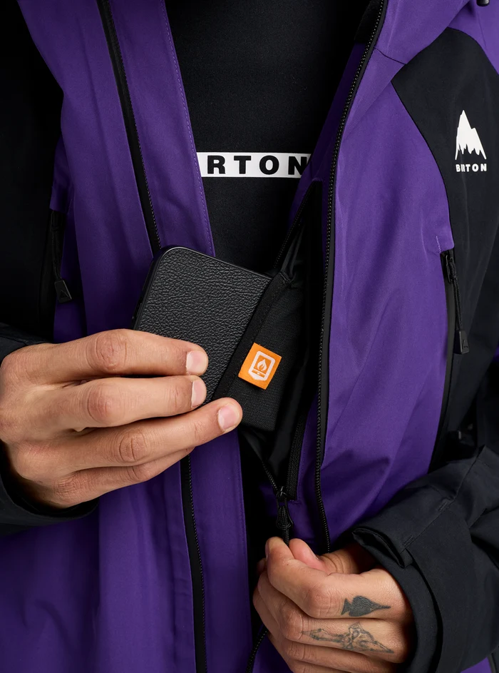 Product image of Men's Burton Reserve GORE-TEX 2L Jacket[Variant:Prism Violet / True Black]