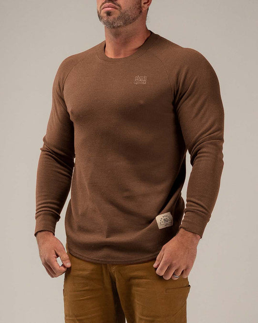 MEN'S FOREVER LIGHTWEIGHT THERMAL - COCOA