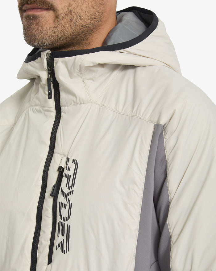 Men's Glissade Hooded Jacket - Light Grey