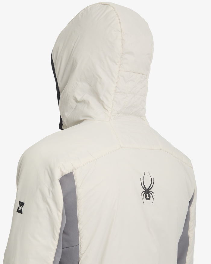 Men's Glissade Hooded Jacket - Light Grey