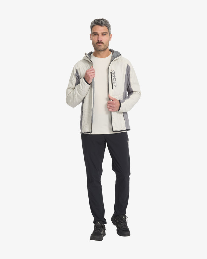 Men's Glissade Hooded Jacket - Light Grey