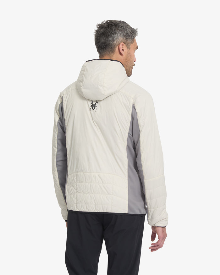 Men's Glissade Hooded Jacket - Light Grey