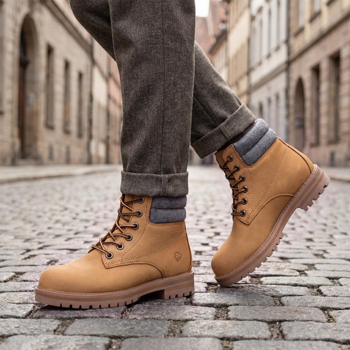 Giesswein Merino Leather Boot M - camel 238