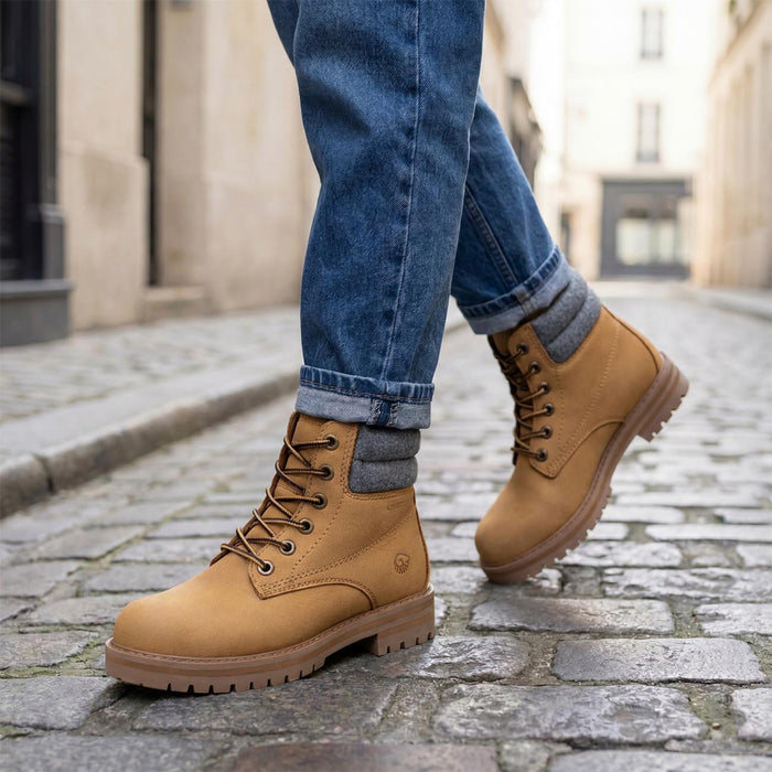 Giesswein Merino Leather Boot W - camel 238