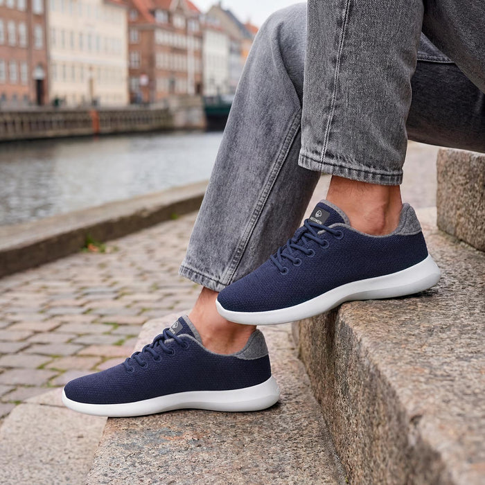 Giesswein Merino Wool Knit Men - ocean blue 540