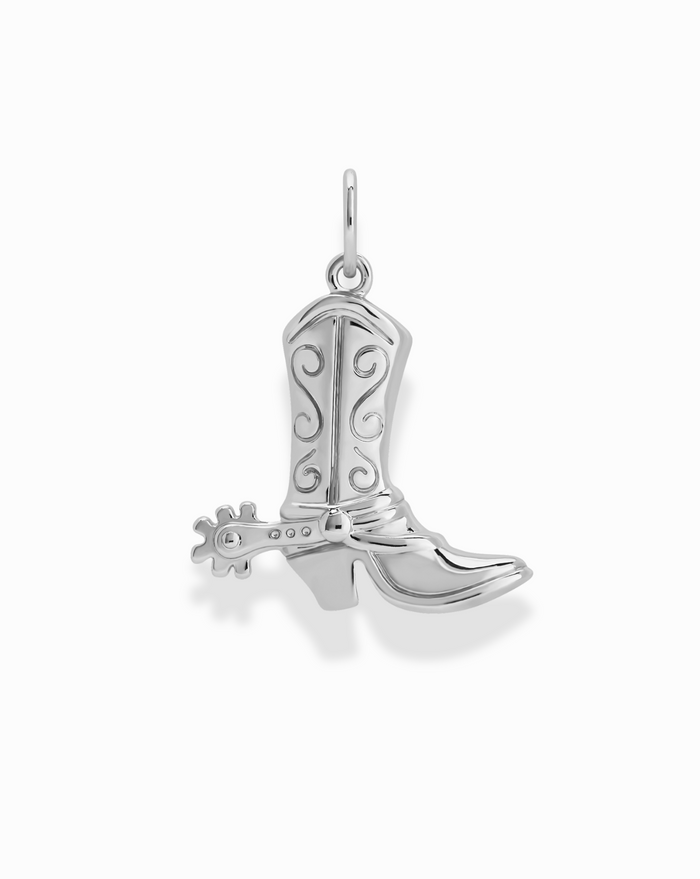 Merle Cowboy Boot Charm - Mod + Jo - Jewelry built to last, advanced plating technology