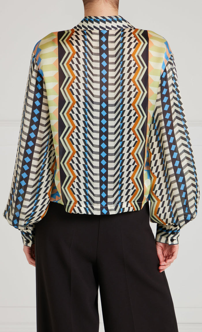Meryl Shirt - Provence Blue Mix