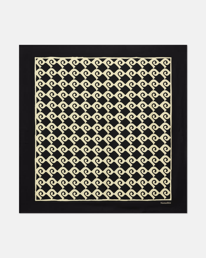 Miani - Silk scarf - Diamond Check
