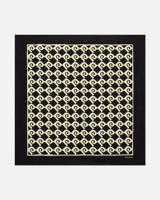 Miani - Silk scarf - Diamond Check